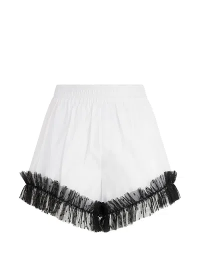 Valentino Ruffled Shorts In Multi