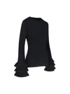 VALENTINO RUFFLED SWEATER