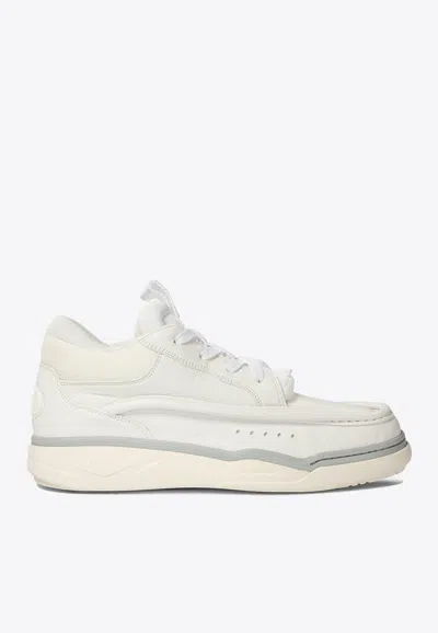 Valentino Garavani Runboot Low-top Sneakers In White