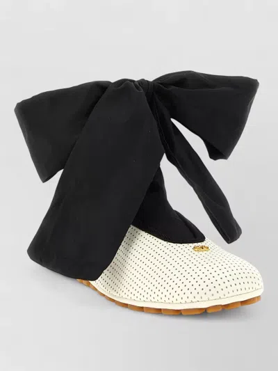 Valentino Garavani Rythmika Ballet Flats Perforated Design Bow