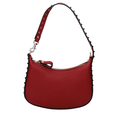 Valentino Garavani Women's Shoulder Bags Red/lipstick Leather
