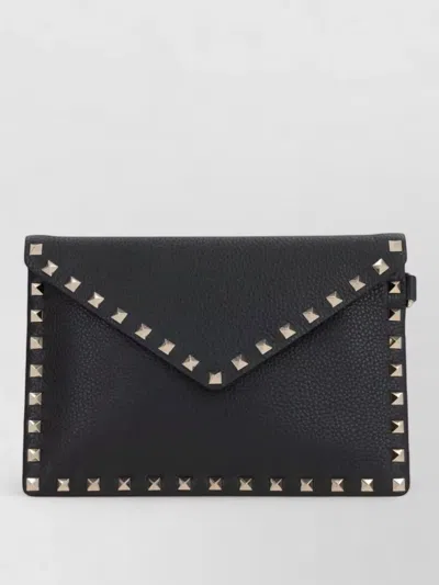 Valentino Garavani Sacs Du Soir Clutch Bag In Black