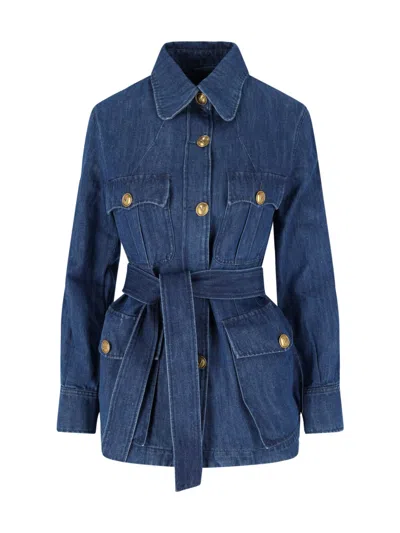 VALENTINO 'SAHARIANA' DENIM JACKET