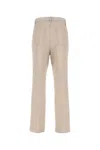 Valentino Sand Gabardine Pant In Lz8