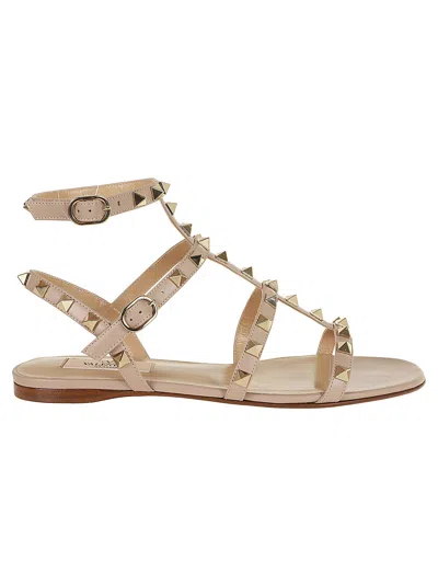 Valentino Garavani Sandal Rockstud T. 05 In Poudre