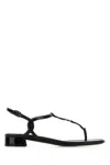 Valentino Black Vlogo Signature Sandals