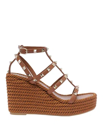 VALENTINO GARAVANI SANDALIAS - MARRÓN
