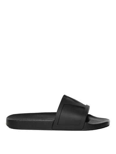 VALENTINO GARAVANI COOLSIDE RUBBER SANDAL SLIDER