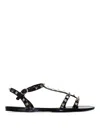 Valentino Garavani Heeled Sandal Woman In Black