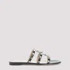 Valentino Strappy Sandals With Flat Sole Design In Black
