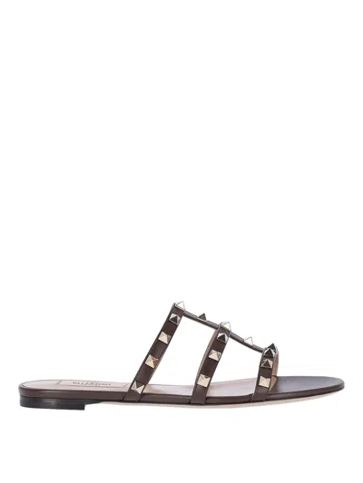 Valentino Garavani Sandals In Brown
