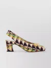 Valentino Garavani Sandals Slingback Embellished Detail In Multi