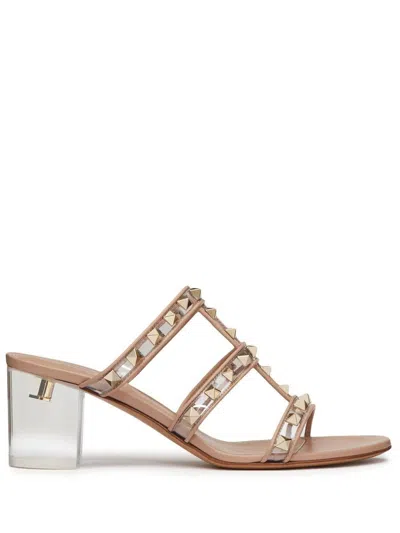 Valentino Garavani Valentino Sandals In Transp/ro