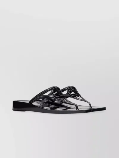 Valentino Garavani Sandals With Flat Sole And Thong Strap