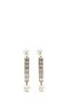 Valentino Garavani Sans Fin Earrings In Metallic
