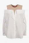Valentino Sartorial Poplin Shirt In White