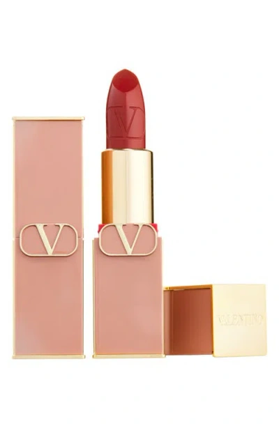 Valentino Satin Refillable Lipstick In Rich Mauve Brown
