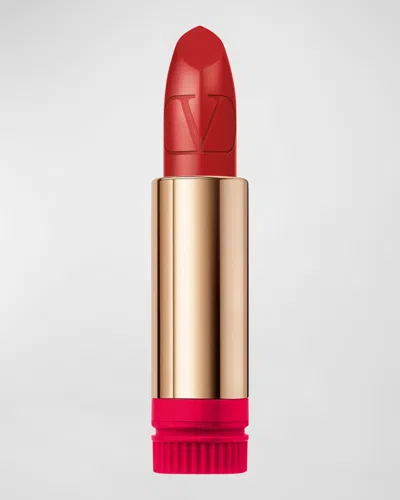 Valentino Satin Rosso  Lipstick Refill In 205a