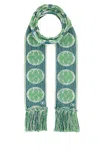 Valentino Garavani Women Embroidered Cotton Blend Antibes Scarf