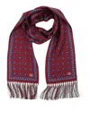 Valentino Silk Printed Scarf In Rojo