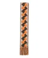 Valentino Garavani Multicolor Jacquard Scarf With Fringed Edges In Multicolor
