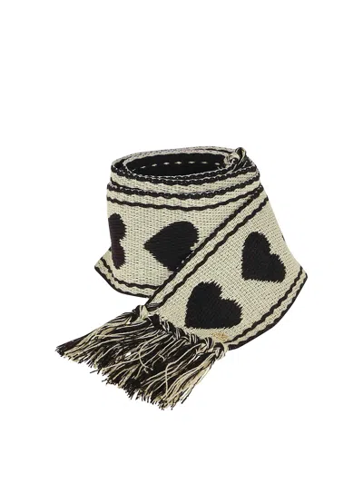 Valentino Scarf In White