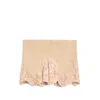 Valentino Vlogo Signature Cashmere And Lace Headband In Brown