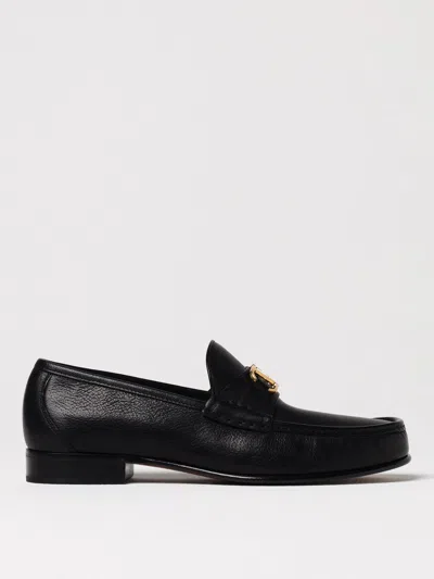 Valentino Garavani Vlogo Signature Black Loafer