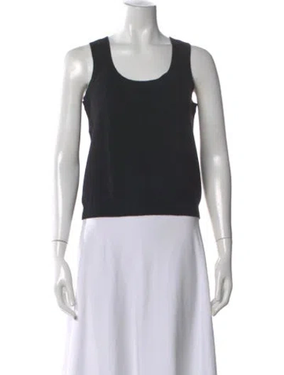 Pre-owned Valentino Scoop Neck Sweater In Gray