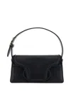 Valentino Sculpture Shoulder Bag In Black