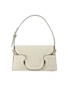 Valentino Sculpture Small Handbag -  Garavani - Ivory - Leather In White