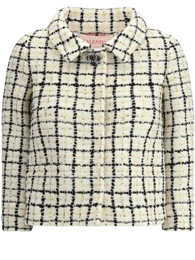 VALENTINO SEQUIN-EMBELLISHED JACKET