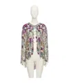 Valentino Sequined Jacket In Purple