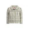 Valentino Check Three-quarter Sleeve Tweed Jacket