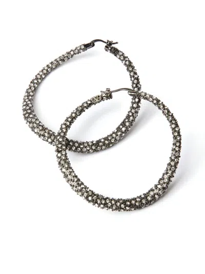 VALENTINO GARAVANI SHADOWSHINE SWAROVSKI EARRINGS