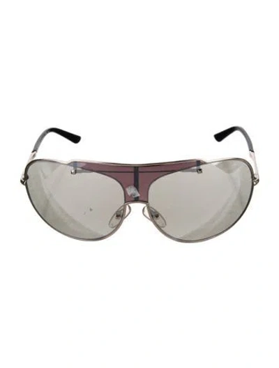 Pre-owned Valentino Shield Tinted Sunglasses