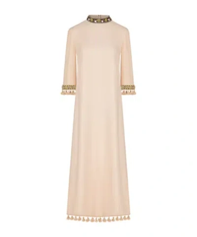 Valentino Shift Dress In Brown
