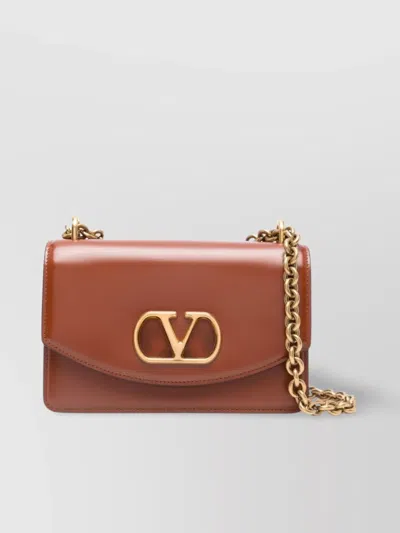 Valentino Garavani Shiny Leather Small Shoulder Bag