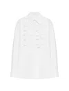 VALENTINO SHIRT - EMBROIDERED EMBROIDERIES COMPACT POPELINE