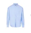 Valentino Camicia Maniche Lunghe Vlogo Signature Shirts Light Blue In Blue