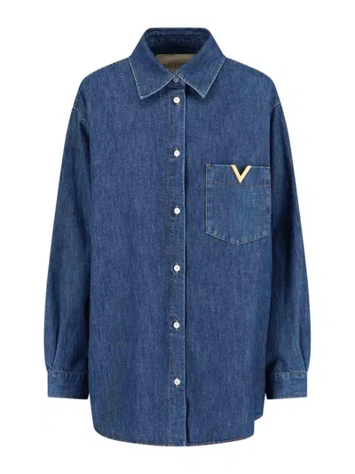 Valentino Shirt In Blue