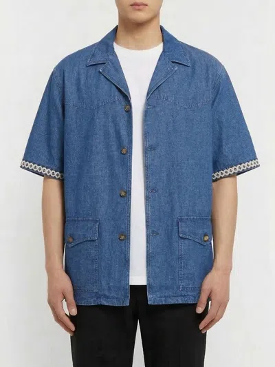 Valentino Shirt Men  In Blue