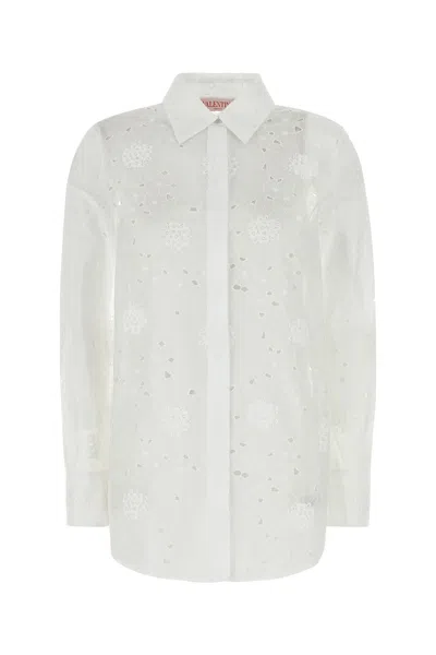 Valentino White Cotton Shirt
