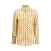 Valentino Garavani Petit Charles Print Shirt Shirt And Blouse White In Neutral