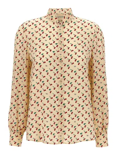Valentino Shirt In Neutral