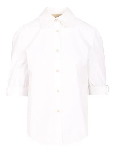 Valentino Shirt | Solid | Cotton Popeline Shirts White