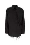 Valentino Black Techno Light Wool Shirt
