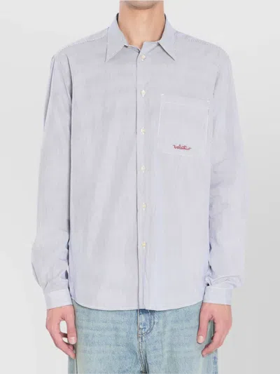 VALENTINO SHIRT STRIPED CHEST POCKET