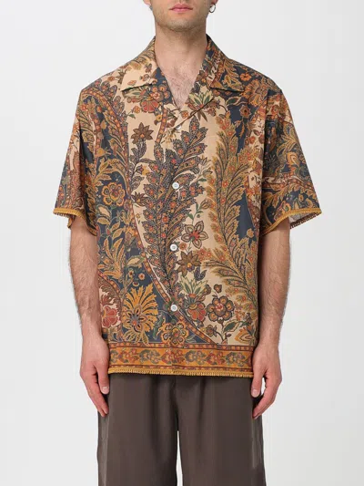 VALENTINO SHIRT VALENTINO MEN COLOR BEIGE,427913022