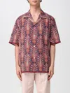 Valentino Garavani Bowling Voyage Imaginaire Shirt In Brown